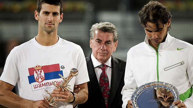Djokovic amenaza el n&uacute;mero uno de Nadal