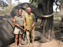 Don Juan Carlos, durante un safari en Botsuana.