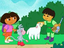 Imagen del  v&iacute;deo de Dora la Exploradora en ingl&eacute;s titulado DORA HAD A LITTLE LAMB
