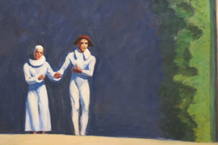 'Dos cómicos' el último cuadro que pintó Hopper en 1966, puede verse en la exposición del Thyssen 'Dos cómicos' el último cuadro que pintó Hopper en 1966, puede verse en la exposición del Thyssen