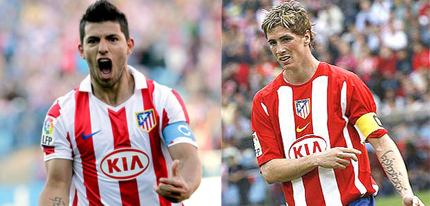 Dos emblemas y capitanes del club rojiblanco que han forzado su salida para avanzar en sus carreras, Fernando Torres y 'Kun' Ag&uuml;ero