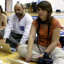 Los activistas espa&ntilde;oles Manuel Tapial y Laura Arau, de la ONG Cultura, Paz y Solidaridad Hayde&eacute;-Santa Mar&iacute;a, viajaban en el barco Mavi Marmara con ayuda humanitaria atacado por Israel esta madrugada en aguas internacionales cuando se dirig&iacute;a a la Fr