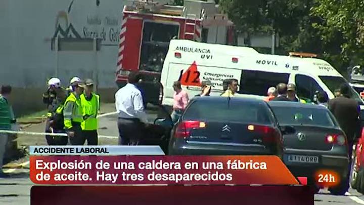 Ir al Video&nbsp;Dos heridos y tres desaparecidos en un incendio en una almazara de Moraleja (C&aacute;ceres)
