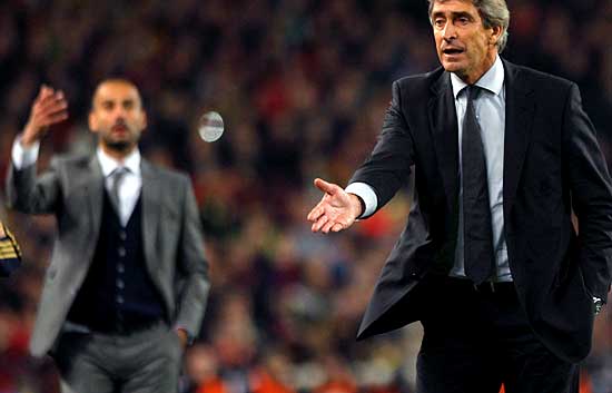 Guardiola y Pellegrini, dos lecturas distintas