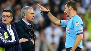 Dos partidos de sanción en Copa para Mourinho y uno para Cristiano Dos partidos de sanción en Copa para Mourinho y uno para Cristiano