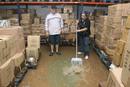Almac&eacute;n inundado en Ceuta