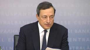 Ver v&iacute;deo  'Draghi afirma que la compra de deuda del BCE es para garantizar la irreversibilidad del euro'