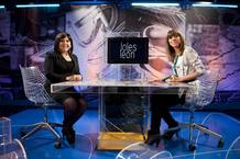 Loles Le&oacute;n durant l'entrevista