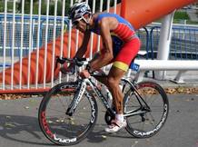 El duatleta Emilio Mart&iacute;n.