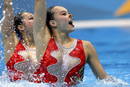 Primer d&iacute;a de nataci&oacute;n sincronizada en Londres