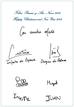 Los duques de Palma firman su postal 