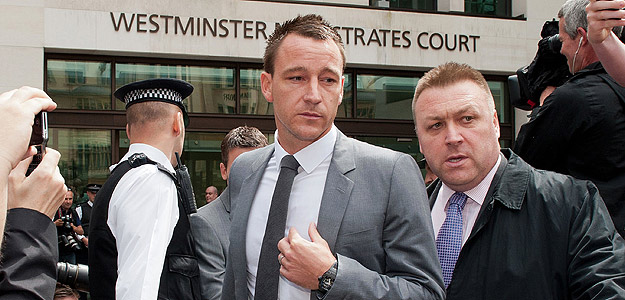 John Terry, tras salir de los juzgados.