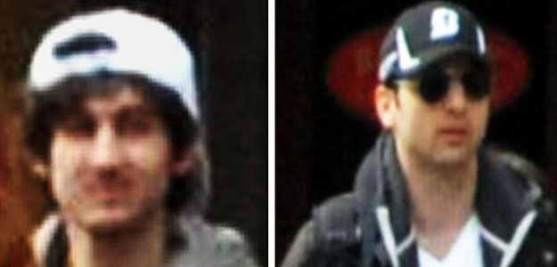 Dzhokhar y Tamerlan Tsarnaev, los dos sospechosos del atentado de Boston.