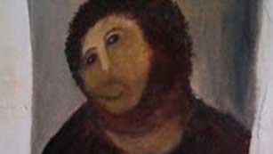 Ver v&iacute;deo  'El EcceHomo restaurado se convierte en toda una atracci&oacute;n tur&iacute;stica del pueblo de Borja'