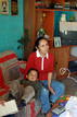 El peque&ntilde;o vive en el estado de Veracruz. En la imagen, junto a su madre.