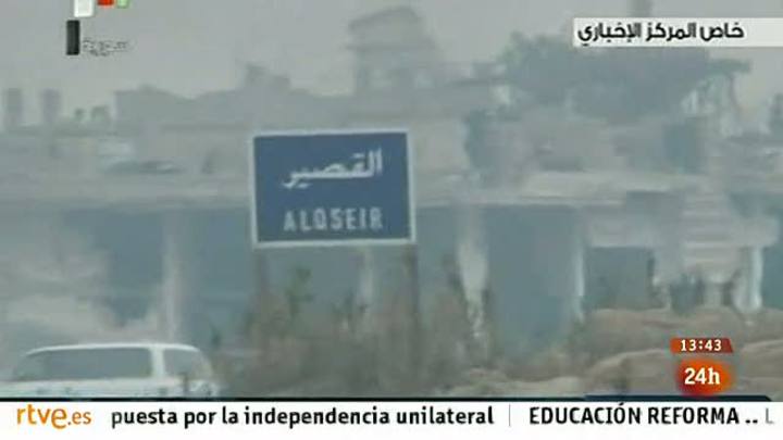 Ir al Video&nbsp;El Ej&eacute;rcito sirio lanza una ofensiva contra la ciudad fronteriza de Qusayr