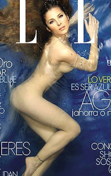Elsa Pataky posa en la portada de ELLE Elsa Pataky posa en la portada de ELLE
