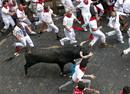 EMOCI&Oacute;N EN UN LIMPIO SEGUNDO ENCIERRO DE LAS FIESTAS DE SAN FERM&Iacute;N