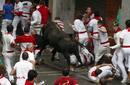 EMOCI&Oacute;N EN UN LIMPIO SEGUNDO ENCIERRO DE LAS FIESTAS DE SAN FERM&Iacute;N