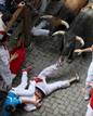 EMOCI&Oacute;N EN UN LIMPIO SEGUNDO ENCIERRO DE LAS FIESTAS DE SAN FERM&Iacute;N