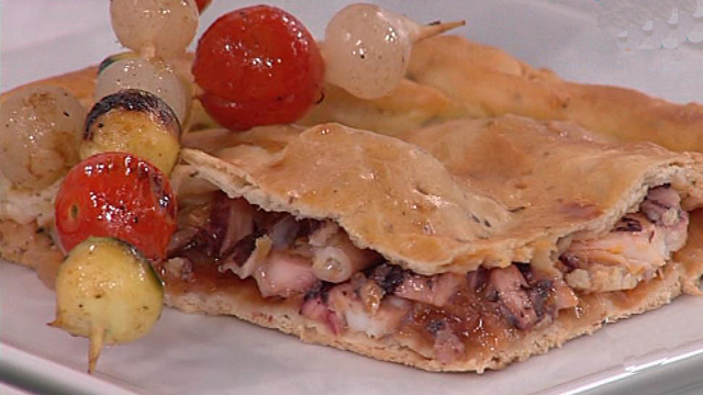 Saber cocinar - Empanada de sardinillas con brochetas de la huertas (21/11/2011)