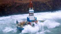 Ir al Video&nbsp;Encalla una plataforma petrolera con m&aacute;s de 500.000 litros de combustible en Alaska