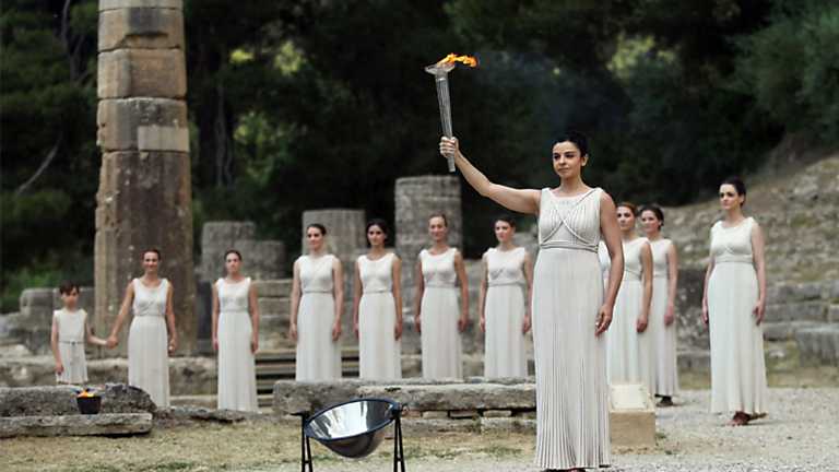 Londres en juego - Ceremonia de encendido de la antorcha ol&iacute;mpica 