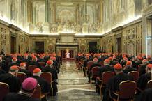 Encuentro de Benedicto XVI con los cardenales