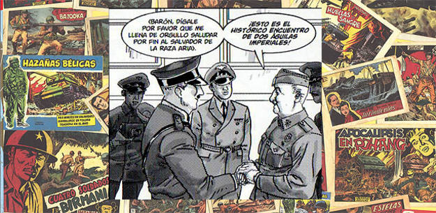 El encuentro entre Hitler y Franco recreado en 'Dos &Aacute;guilas de un tiro' de Hern&aacute;n Migoya, Joan Fuster y Carlos Garc&iacute;a (Perro)
