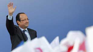 Ver v&iacute;deo  'Las encuestas francesas dan como ganador de las elecciones a Fran&ccedil;ois Hollande'