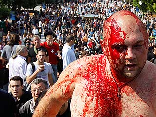 Ver v&iacute;deo  'Enfrentamientos en las calles de Atenas tras las manifestaciones durante la quinta huelga general'