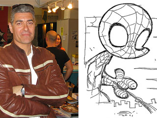 Ver v&iacute;deo  'Enrique V. Vegas nos ense&ntilde;a a dibujar un Spiderman cabez&oacute;n'