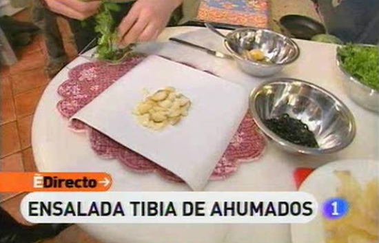 Espa&ntilde;a Directo - Ensalada tibia de ahumados
