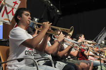 Un momento del ensayo del Coro y la Orquesta de la XXVI Jornada Mundial de la Juventud (JMJ) Un momento del ensayo del Coro y la Orquesta de la XXVI Jornada Mundial de la Juventud (JMJ)