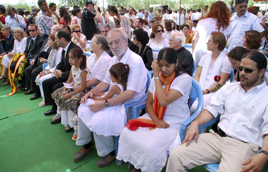 Vicente Ferrer ha sido enterrado en la localidad de Batha-Lapalli, al sur de la India