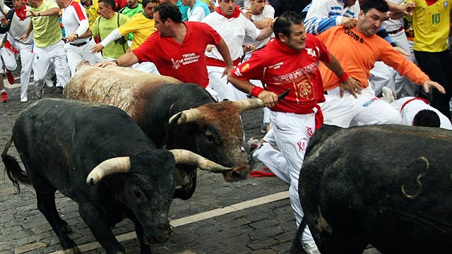 Entrada en la Plaza con imprudencia