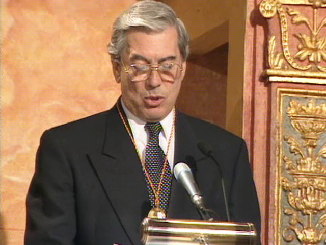 Entrega del Premio Cervantes a Vargas Llosa