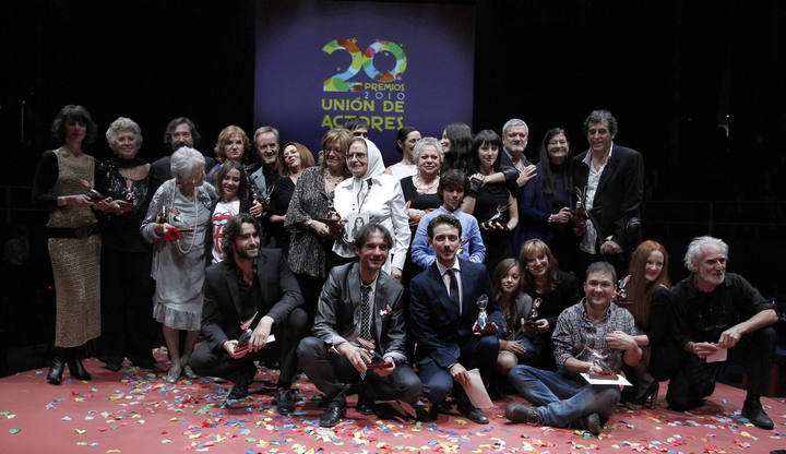 Entrega de los XX premios de la Uni&oacute;n de Actores