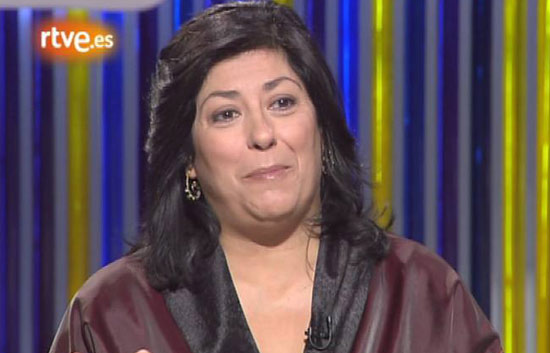 Entrevista a la escritora Almudena Grandes en 'La2 Noticias' (2008)