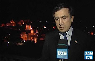 Ver v&iacute;deo  'Entrevista exclusiva de TVE al presidente de Georgia'