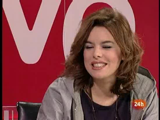 Noche 24 - La noche en 24 horas entrevista a Soraya S&aacute;enz de Santamar&iacute;a