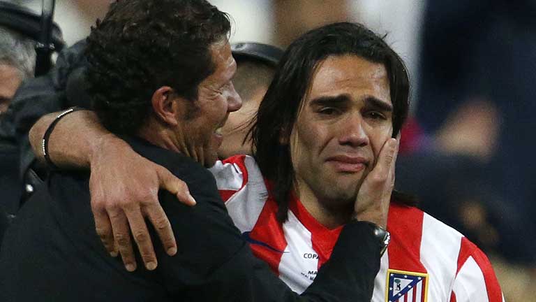 El entusiasmo de Simeone contagi&oacute; a los jugadores del Atl&eacute;tico