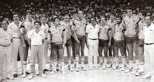 Equipo espa&ntilde;ol que consigui&oacute; la medalla de plata en Los &Aacute;ngeles 84