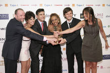 El equipo de 'Españoles en el mundo' en la entrega de premios de la Academia de TV El equipo de 'Españoles en el mundo' en la entrega de premios de la Academia de TV