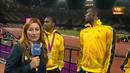 Ir al Video&nbsp;El equipo jamaicano de 4x100 se divierte ante las c&aacute;maras de TVE