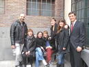 De izquierda a derecha: Ismael De Felipe, F&aacute;tima Gonz&aacute;lez, Adriana Garc&iacute;a, Elena Casta&ntilde;o, Gema M&aacute;rquez, Luisa P&eacute;rez, Nacho Diago (actor que interpreta a Gerardo)