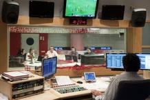 El equipo de 'Tablero deportivo' durante una de las emisiones del programa.