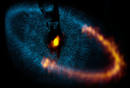Utilizando el Atacama Large Millimeter/submillimeter Array (ALMA), los astr&oacute;nomos han descubierto que los planetas que orbitan la estrella Fomalhaut deben ser mucho m&aacute;s peque&ntilde;os de lo que se pensaba en un principio.