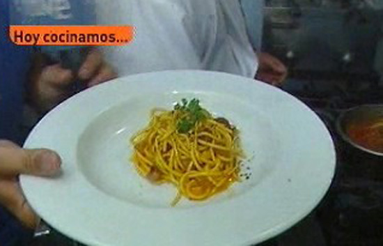 Espa&ntilde;a Directo - Espagueti carbonara