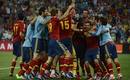 Espa&ntilde;a celebra su triunfo ante Portugal